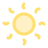 ícone de sol
